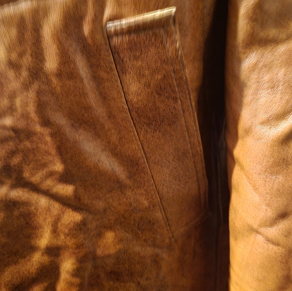 Shearling Lined Leather Parka - image 7